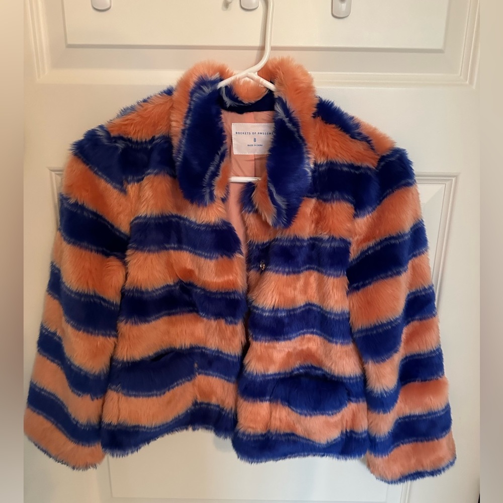 Rockets of Awesome Girls lined winter coat size 8